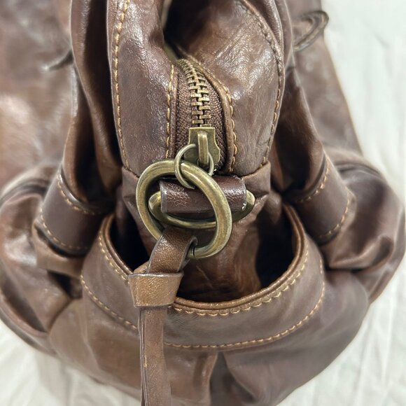 Urban Outfitters Faux Leather Duffle Shoulder Bag - Picture 6 of 9